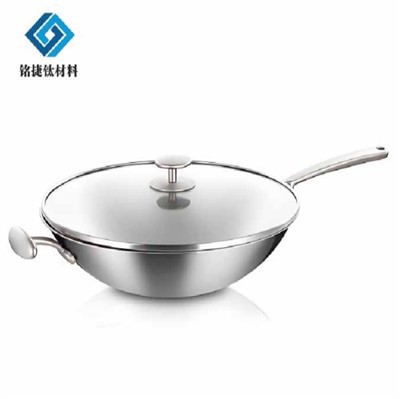 Titanium Cladding Wok