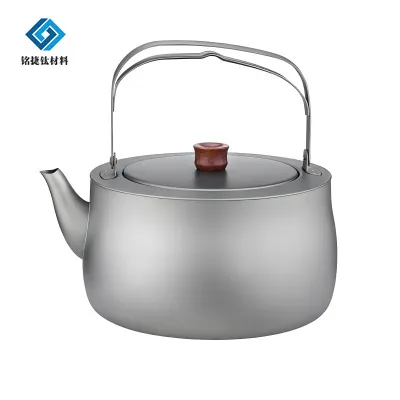 Titanium Kettle With Folding Handle and Filte